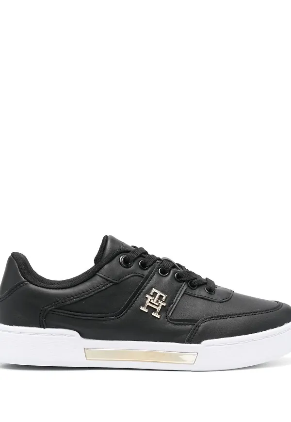 Tommy Hilfiger låga sneakers - Svart
