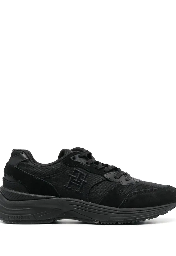 Tommy Hilfiger låga sneakers - Svart