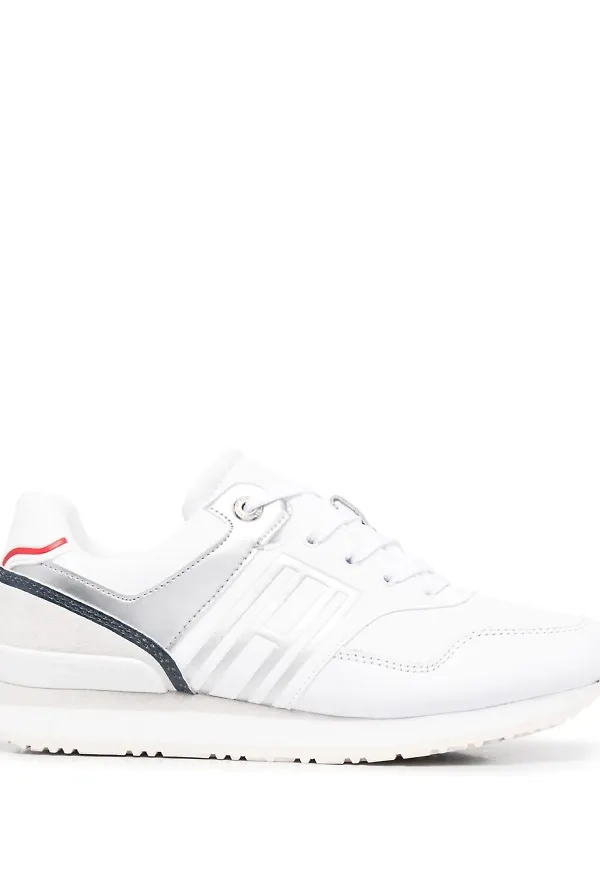 Tommy Hilfiger låga träningsskor - Vit