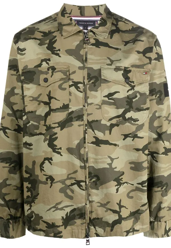 Tommy Hilfiger långärmad skjorta - Grön