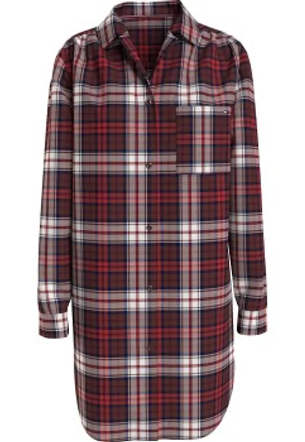 Tommy Hilfiger Nightdress Shirt Rutig Small Dam