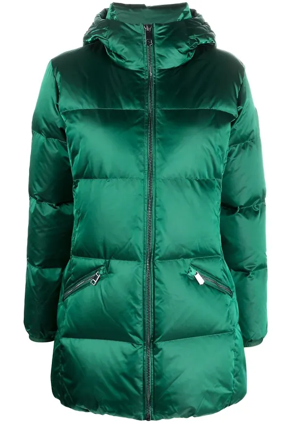 Tommy Hilfiger puffjacka med huva - Blå