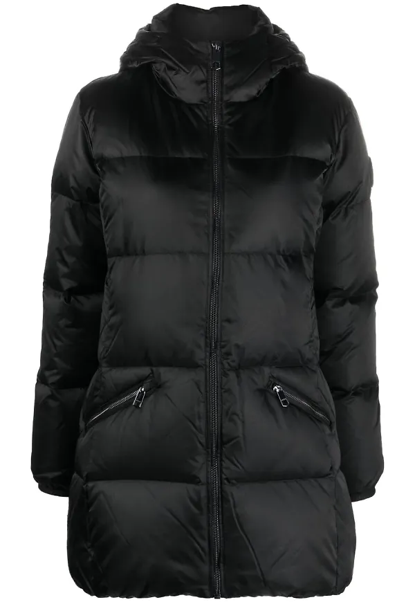 Tommy Hilfiger puffjacka med huva - Svart