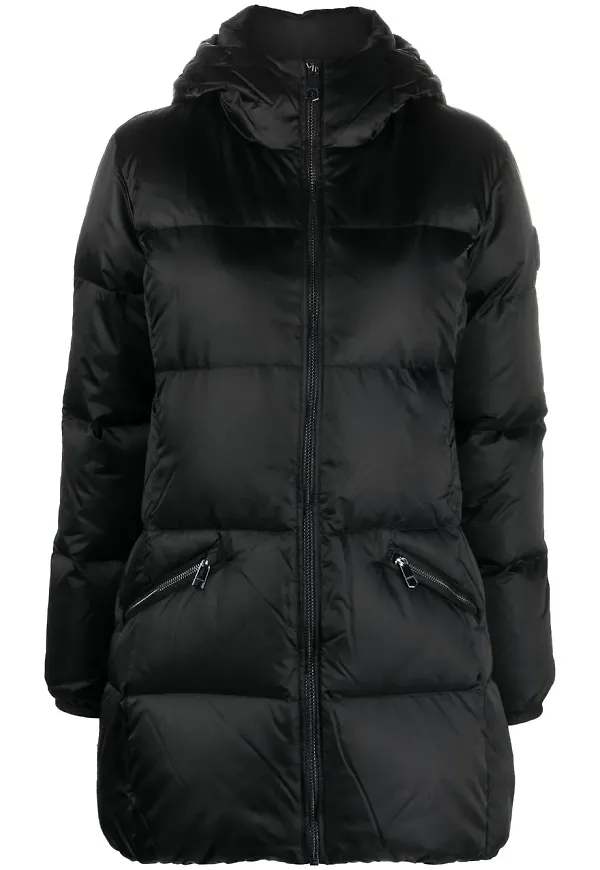 Tommy Hilfiger puffjacka med huva - Svart