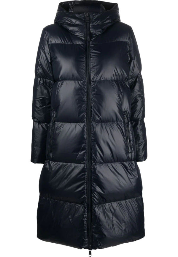 Tommy Hilfiger puffkappa med broderad logotyp - Blå