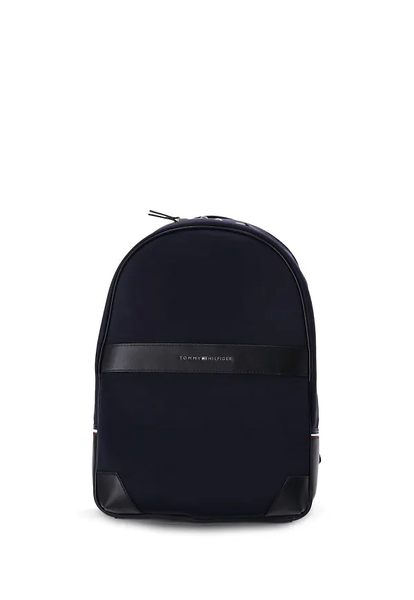 Tommy Hilfiger ryggsäck med randdetalj - Blå