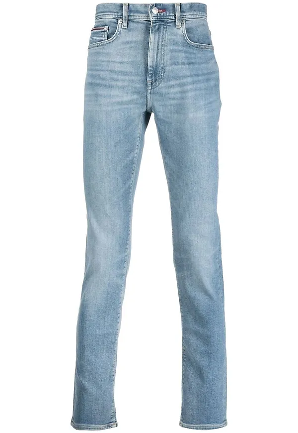 Tommy Hilfiger slim fit-jeans - Blå