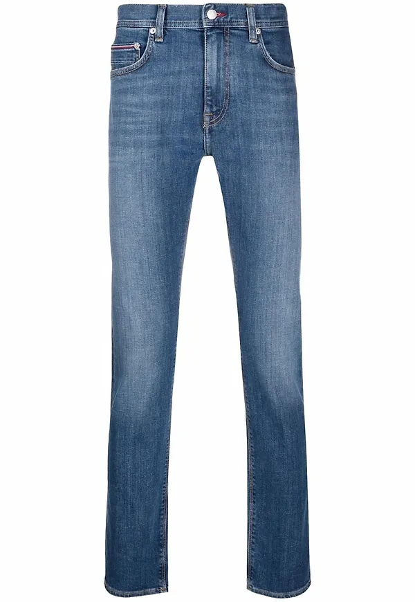 Tommy Hilfiger slim fit-jeans - Blå