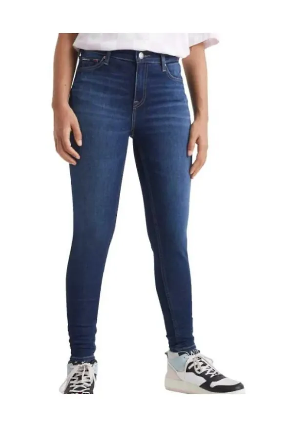 Tommy Hilfiger Smala jeans Blå, Dam