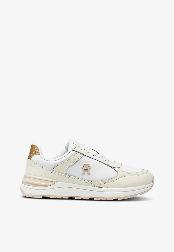 Tommy Hilfiger - Sneakers Casual Fashion Runner Lthr - Vit