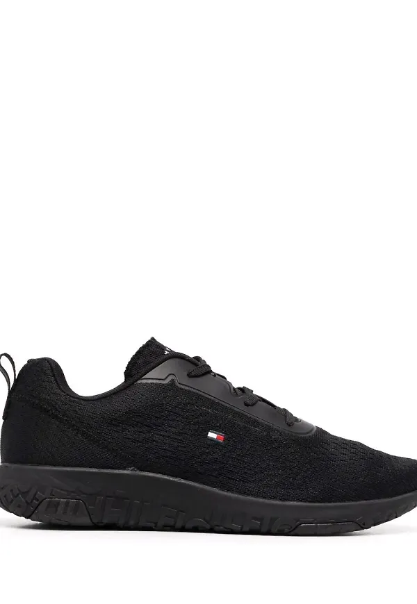 Tommy Hilfiger sneakers i mesh - Svart
