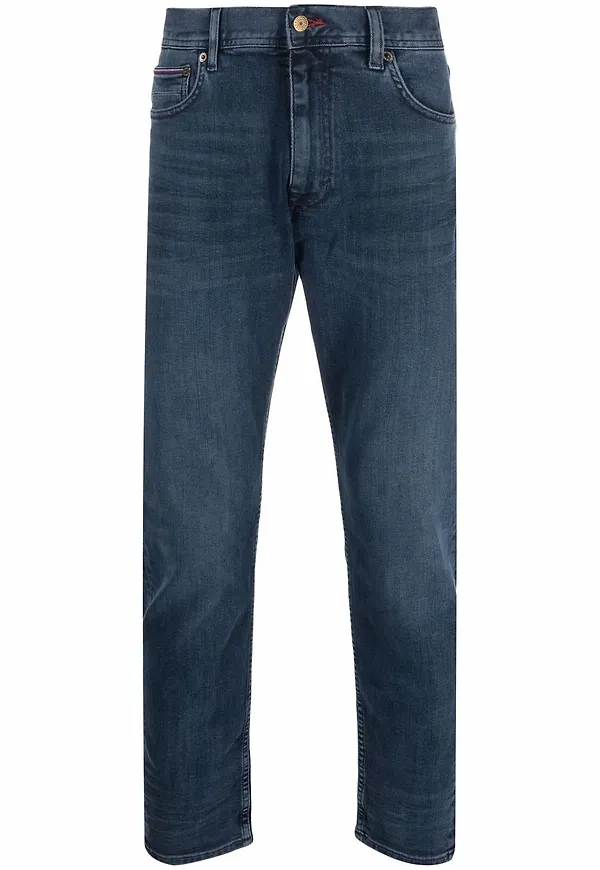 Tommy Hilfiger straight-jeans - Blå