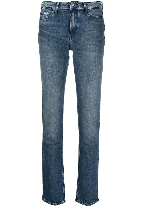 Tommy Hilfiger straight-jeans - Blå