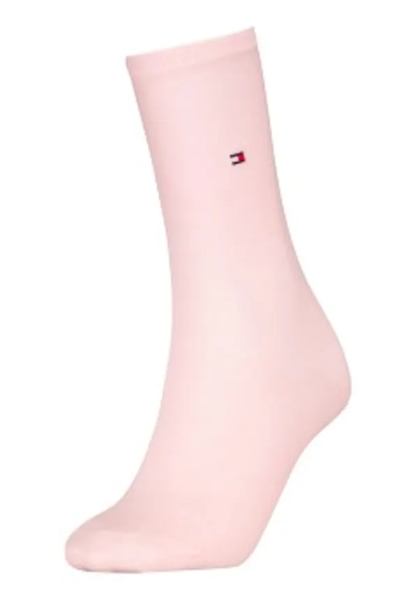 Tommy Hilfiger Strumpor Women Premium Soft Silk Socks Ljusrosa Strl 39/42 Dam