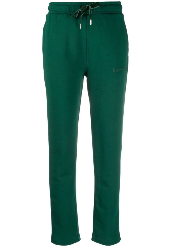 Tommy Hilfiger sweatpants med broderad logotyp - Grön