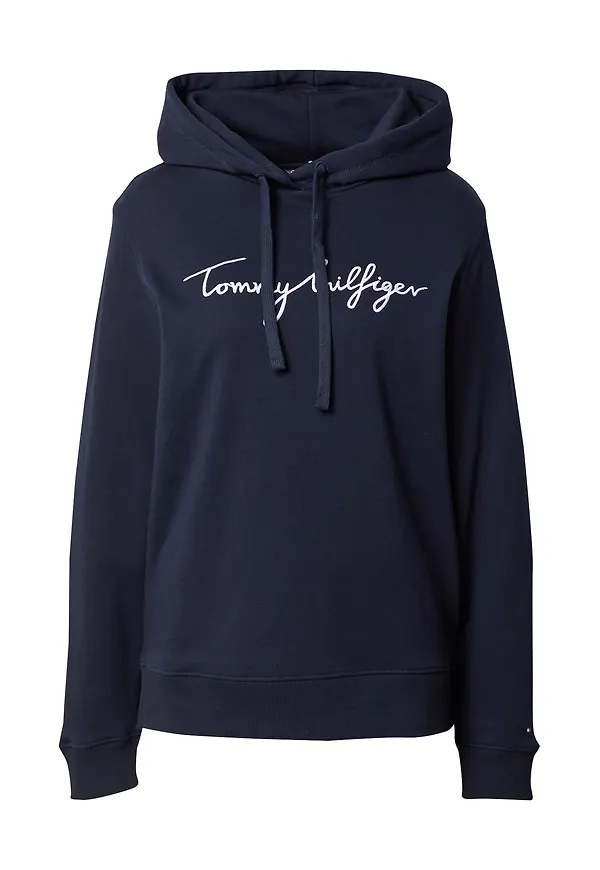 TOMMY HILFIGER Sweatshirt marinblå / vit