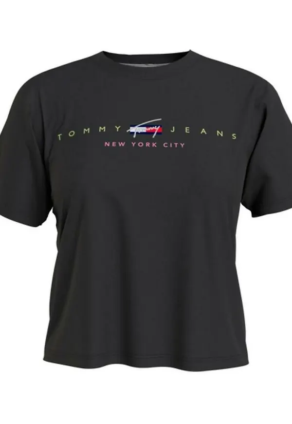 Tommy Hilfiger T-shirt Svart, Dam