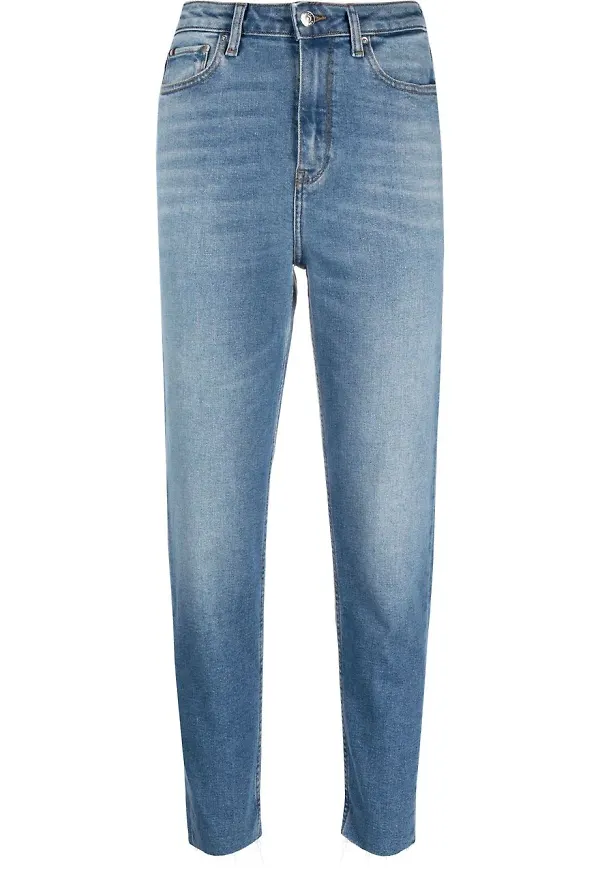 Tommy Hilfiger tapered-jeans - Blå