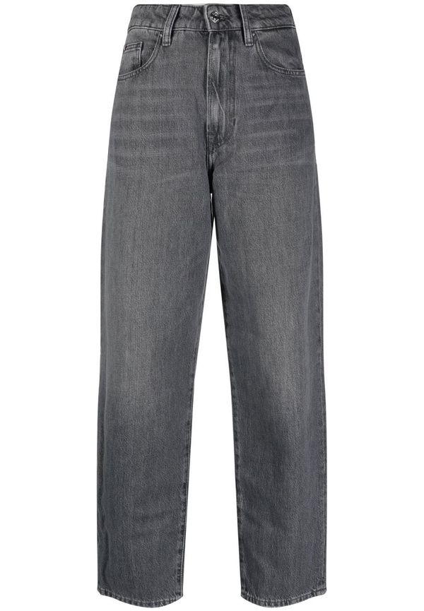 Tommy Hilfiger tapered-jeans med hög midja - Grå