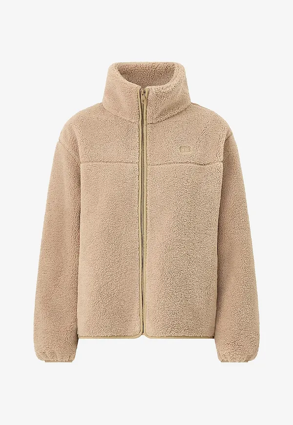 Tommy Hilfiger - Teddyjacka Zip UP Reg - Beige