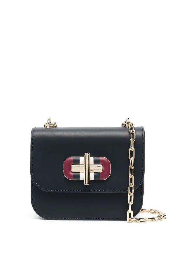 Tommy Hilfiger TH Signature axelremsväska - Blå