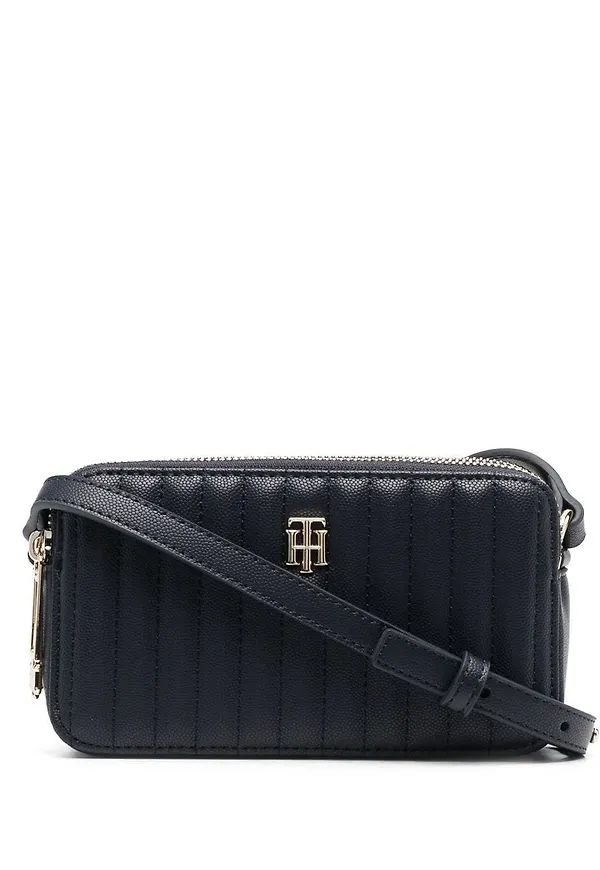 Tommy Hilfiger Timeless quiltad kameraväska - Blå