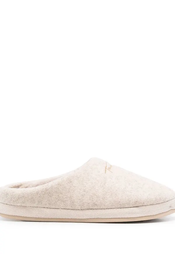 Tommy Hilfiger tofflor med broderad logotyp - Neutral