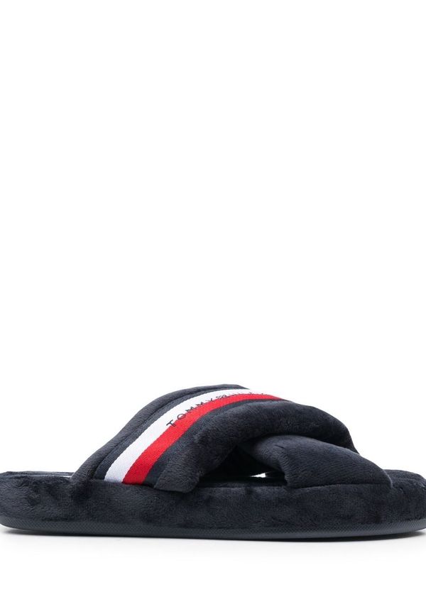 Tommy Hilfiger tofflor med korsremmar - Blå