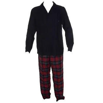 Tommy Hilfiger Tommy Flannel Pyjama Blå/Röd bomull Large Herr