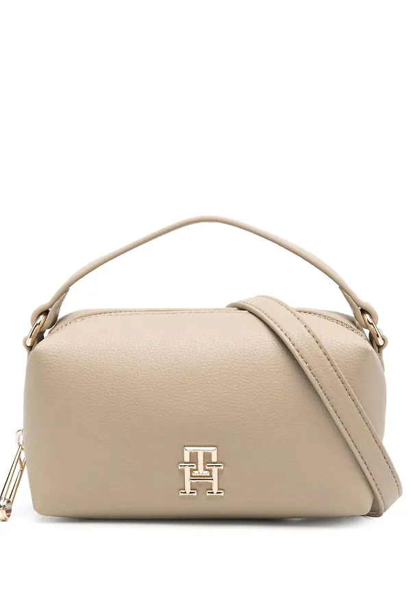 Tommy Hilfiger totebag med logotyp - Neutral