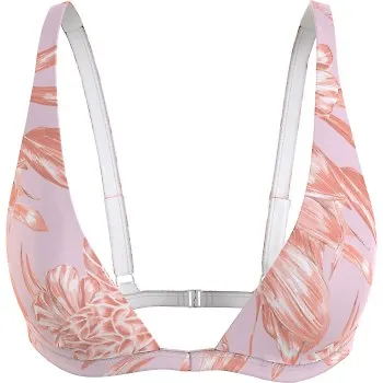 Tommy Hilfiger Triangle Fixed RP Bikini Top Rosa Large Dam