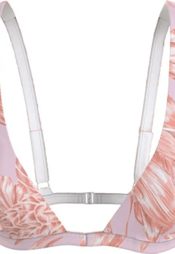 Tommy Hilfiger Triangle Fixed RP Bikini Top Rosa Medium Dam