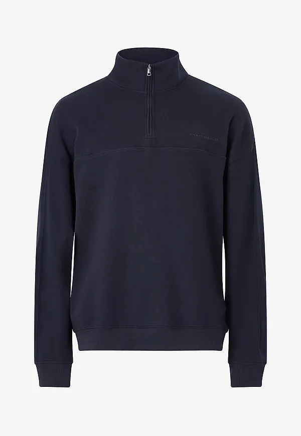 Tommy Hilfiger - Tröja Half Zip - Blå