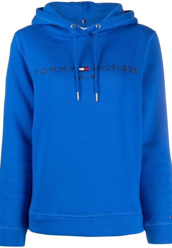 Tommy Hilfiger tröja med broderad logotyp - Blå