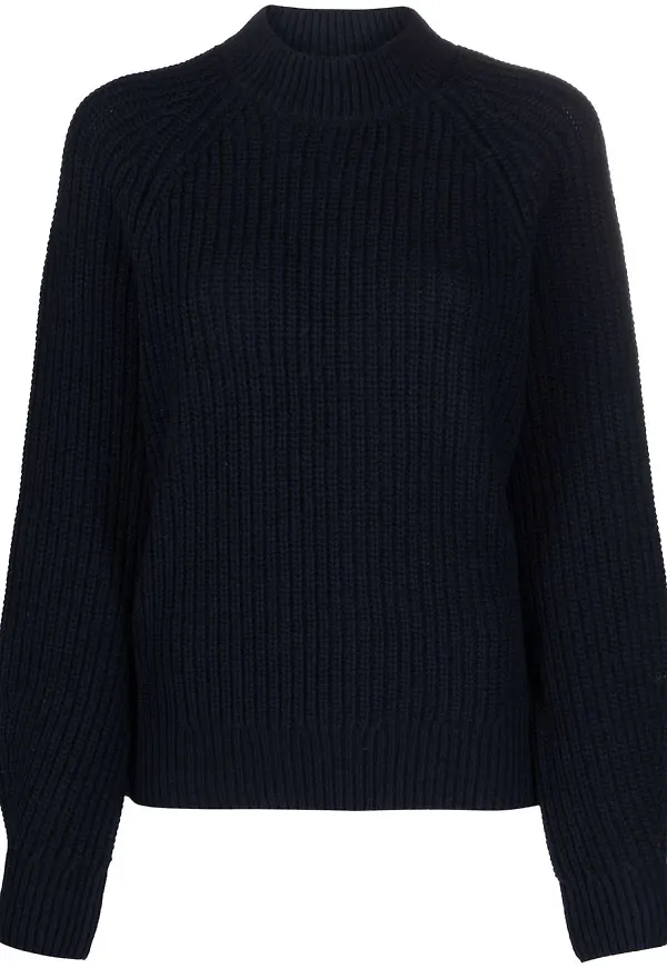 Tommy Hilfiger tröja med halvpolokrage - Blå