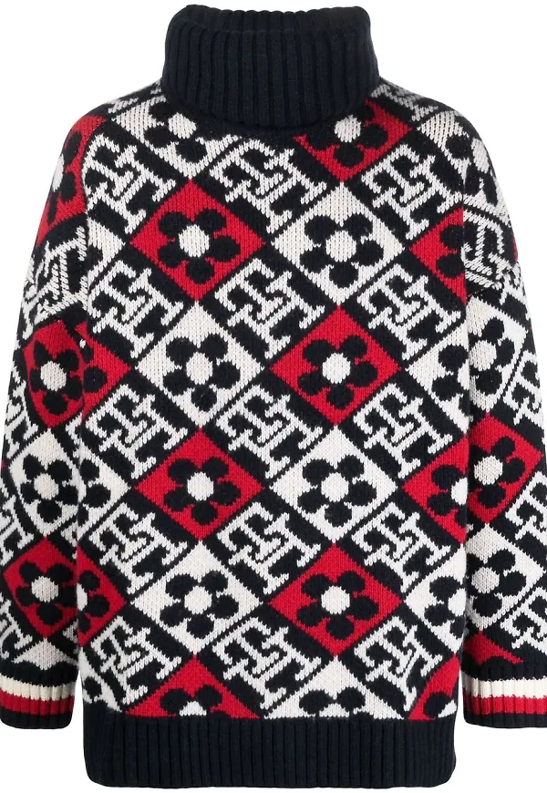 Tommy Hilfiger tröja med monogram - Blå