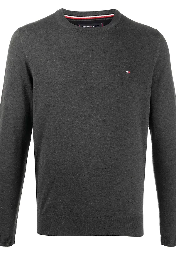 Tommy Hilfiger tunn bomullströja - Grå