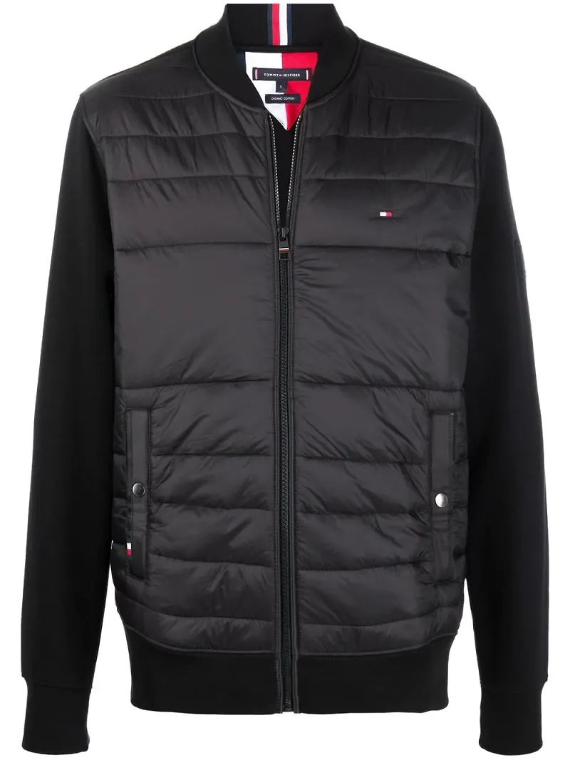 Tommy Hilfiger vadderad jacka - Svart