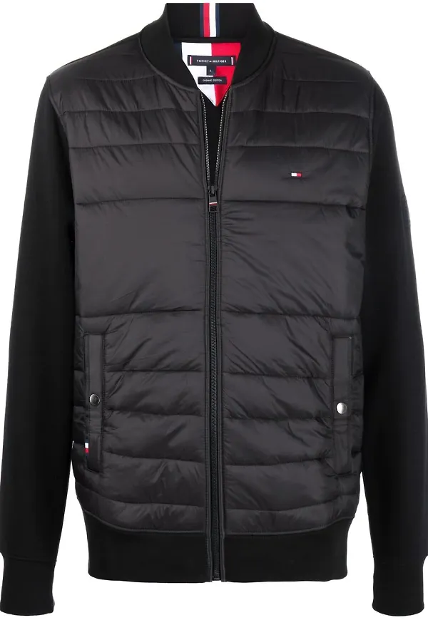 Tommy Hilfiger vadderad jacka - Svart