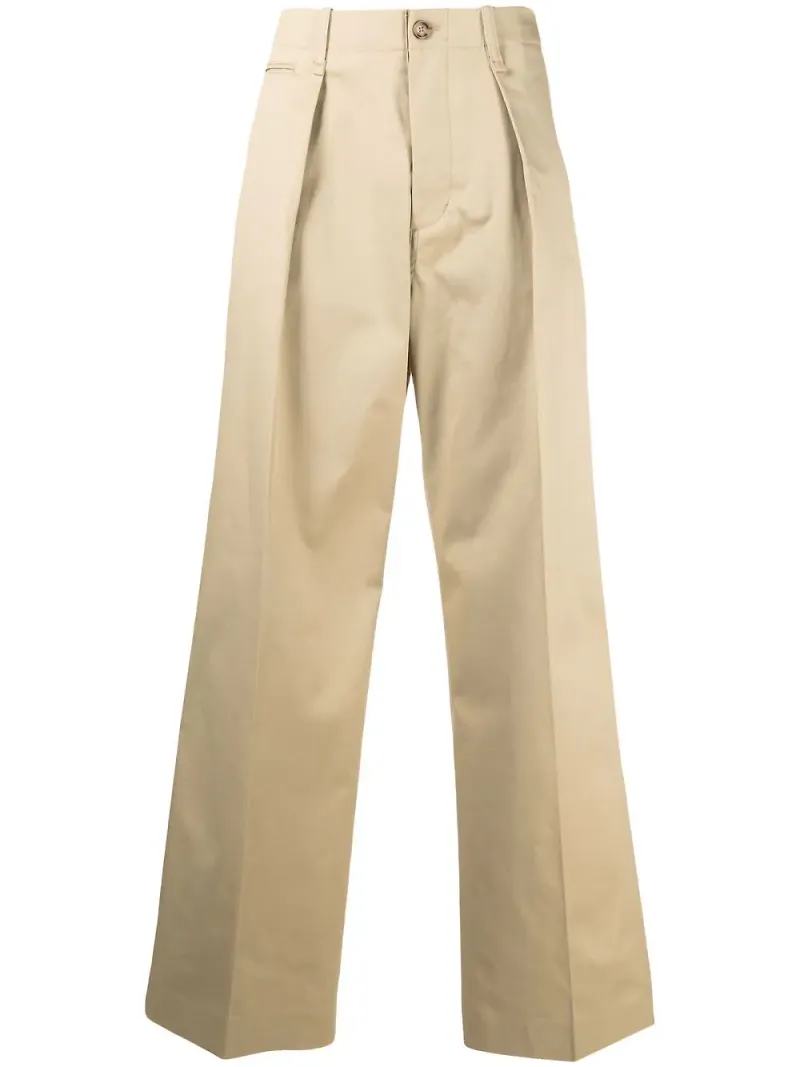 Tommy Hilfiger vida byxor med brodyr - Neutral