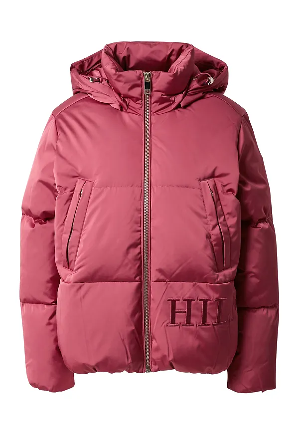 TOMMY HILFIGER Vinterjacka mörkrosa