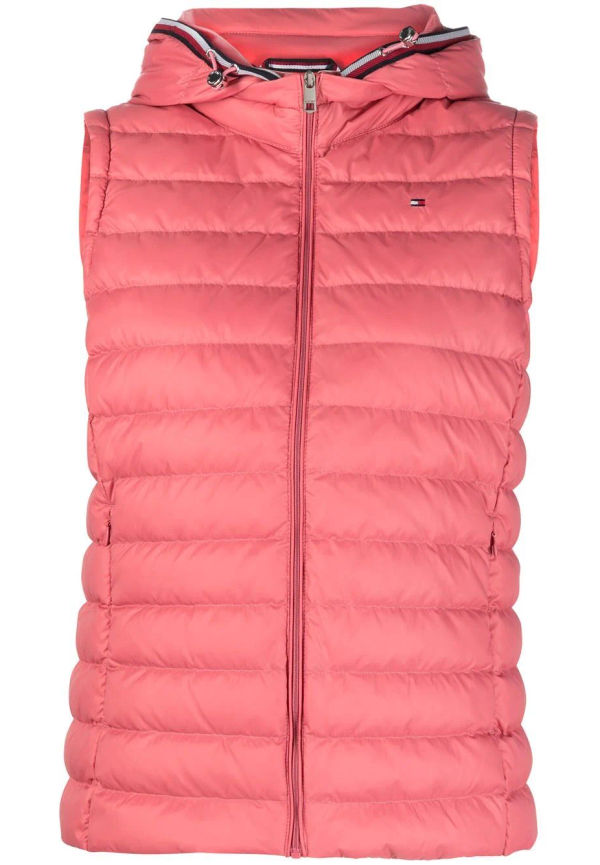 Tommy Hilfiger väst med dragkedja - Rosa