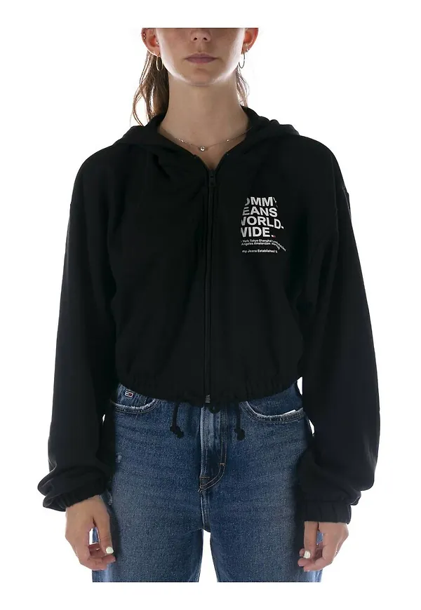 Tommy Hilfiger Zip-throughs Svart, Dam
