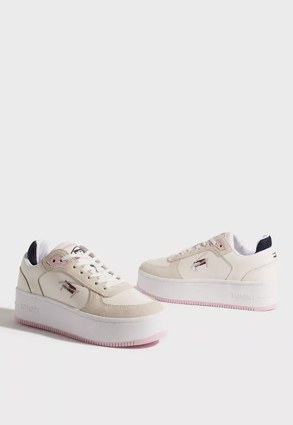 Tommy Jeans - Platåsneakers - Ivory - Tommy Jeans Iconic Flatform - Platåskor