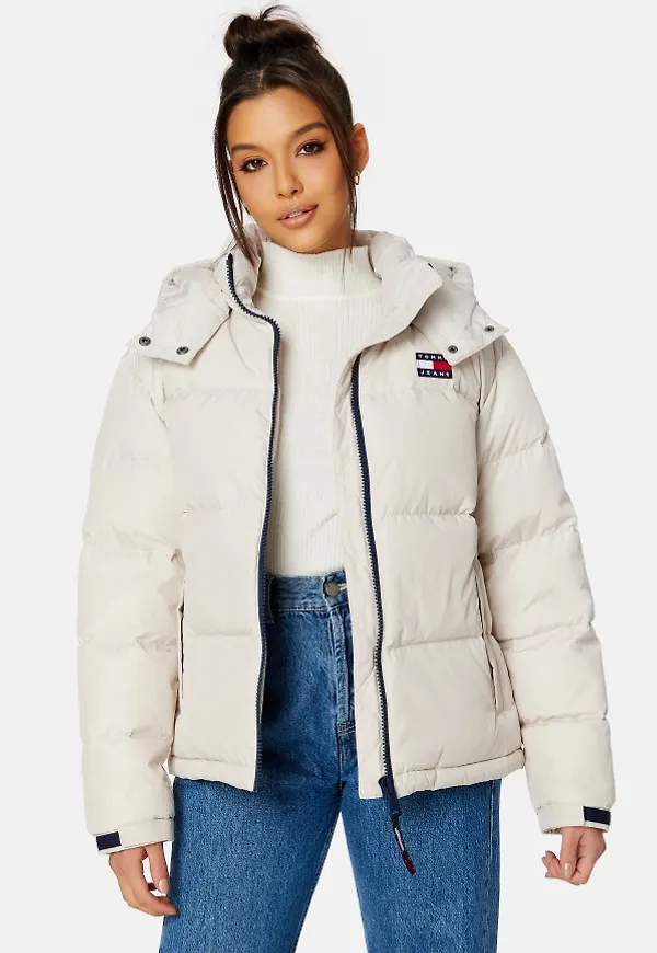 TOMMY JEANS Alaska Puffer ACE Stony Beige M