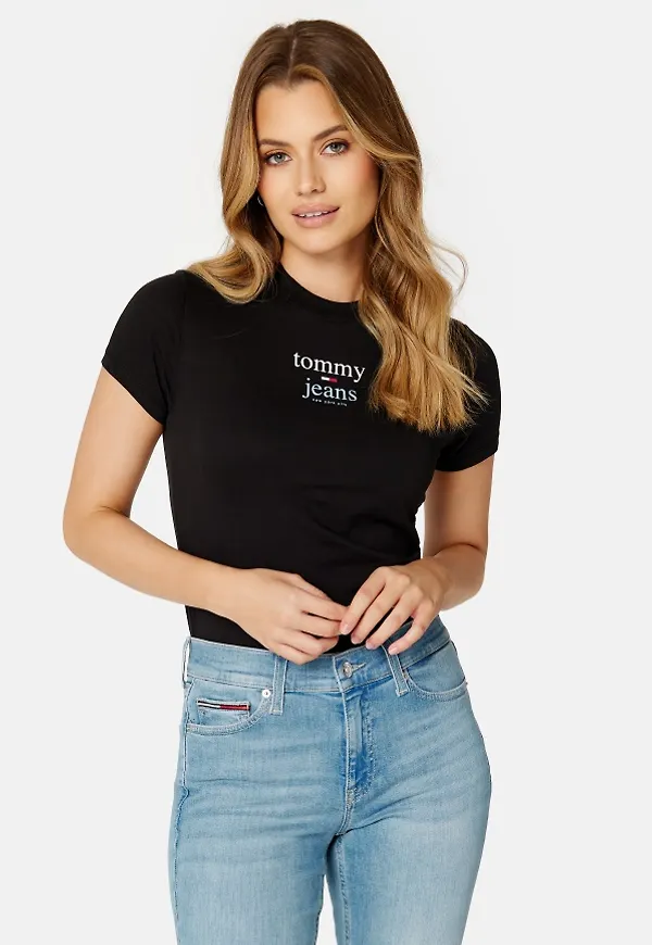 TOMMY JEANS Baby Essential Logo Tee BDS Black M