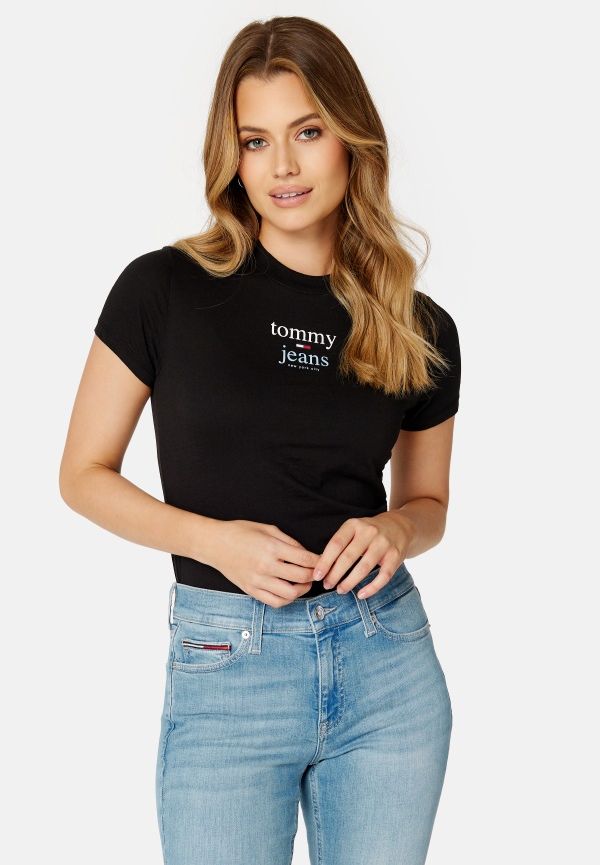 TOMMY JEANS Baby Essential Logo Tee BDS Black M
