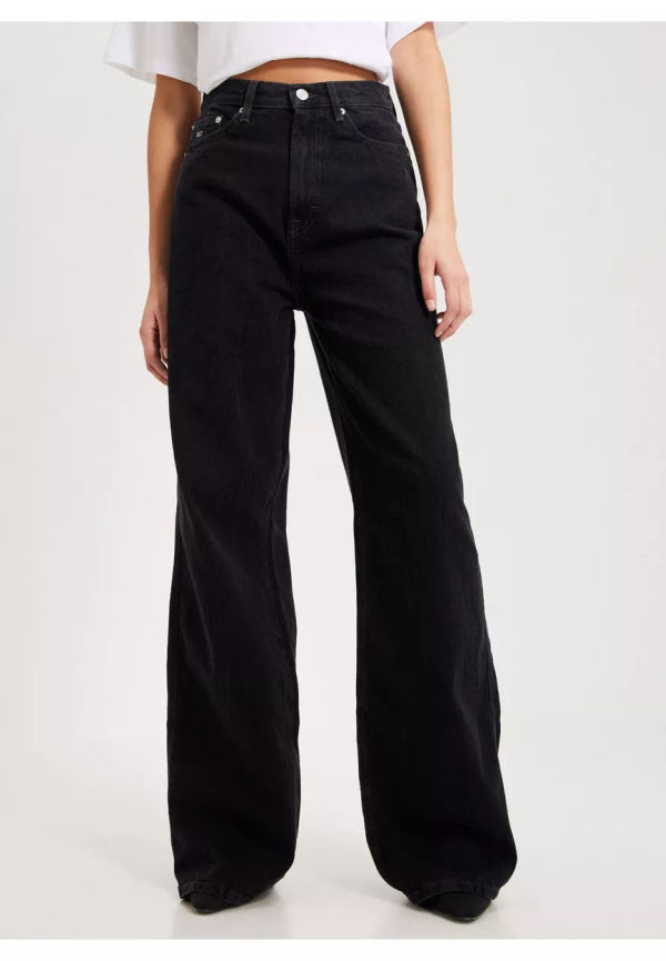 Tommy Jeans Claire High Rise Wide DF6081 Wide leg jeans Black