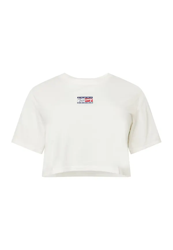Tommy Jeans Curve T-shirt mörkblå / röd / vit