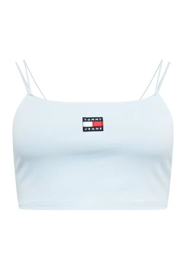 Tommy Jeans Curve Topp marinblå / ljusblå / röd